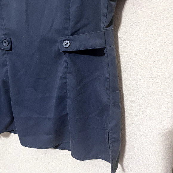 Womens Scrub Top Lot of 2 sz M Purple Natural Uniforms & Grey's Anatomy - Picture 7 of 10